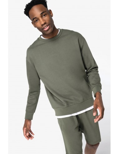 Sweat-shirt écoresponsable à col rond à épaules tombantes molleton gratté unisexe - NS435-Sweat-Alchimistes