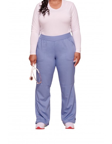 Pantalon cargo à taille moyenne à enfiler femme - CHWWE110-Pantalons, Shorts et Jupes-Alchimistes