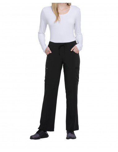 Pantalon à taille mi-haute avec cordon de serrage pour femme - DKE010-Pantalons, Shorts et Jupes-Alchimistes