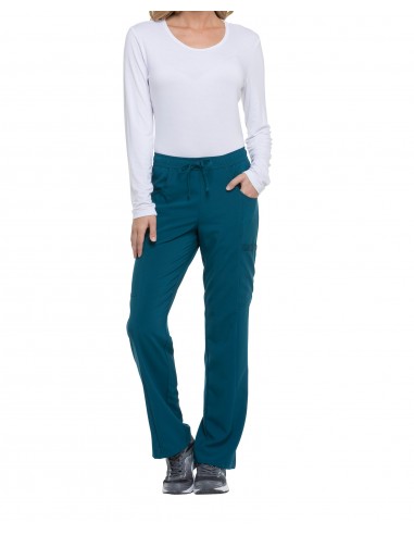 Pantalon à taille mi-haute avec cordon de serrage pour femme - DKE010-Pantalons, Shorts et Jupes-Alchimistes