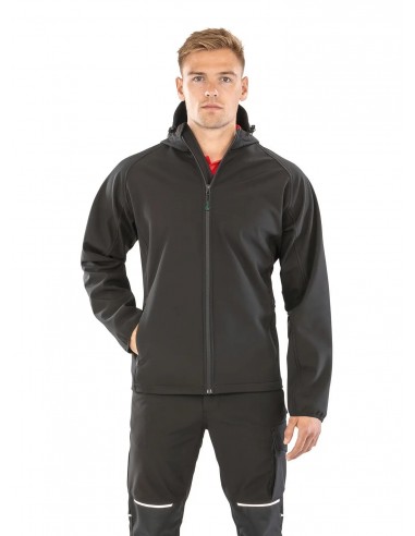 Veste softshell recyclée 3 couches à capuche homme - R911M-Polaire et softshell-Alchimistes
