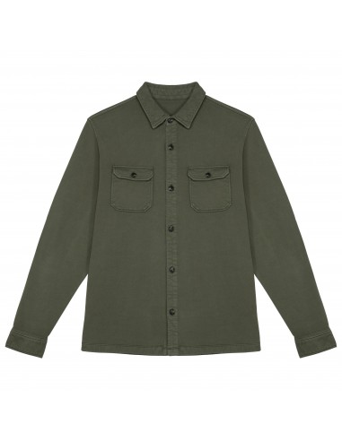 Surchemise écoresponsable délavée en molleton gratté homme - NS521-Vetements-Alchimistes