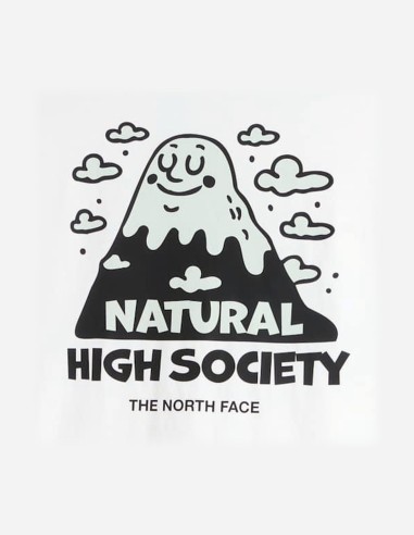T-shirt graphique décontracté Natural High Society unisexe The North Face
