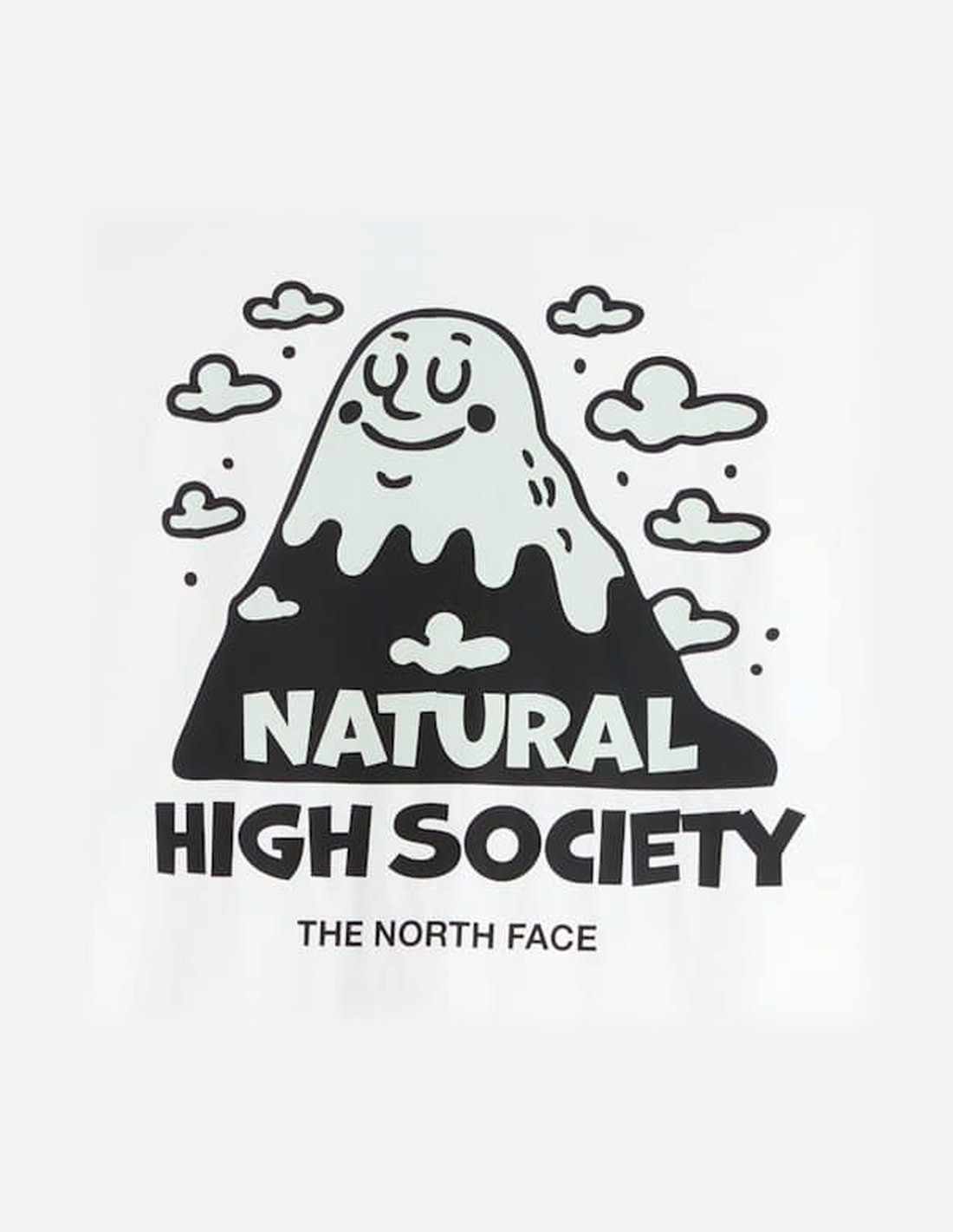 T-shirt graphique décontracté Natural High Society unisexe The North Face