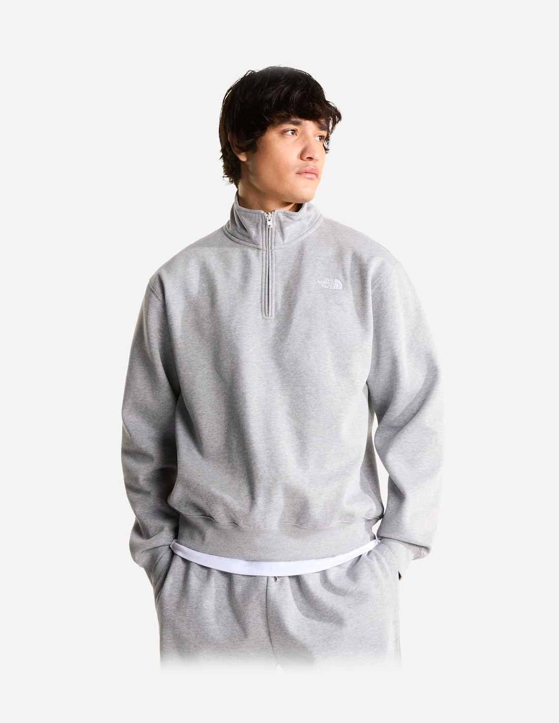 Sweat à col zippé décontracté Essential Simple Dome pour homme The North Face