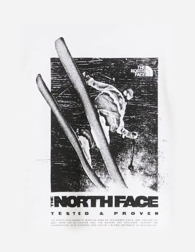 T-shirt décontracté unisexe testé et éprouvé The North Face