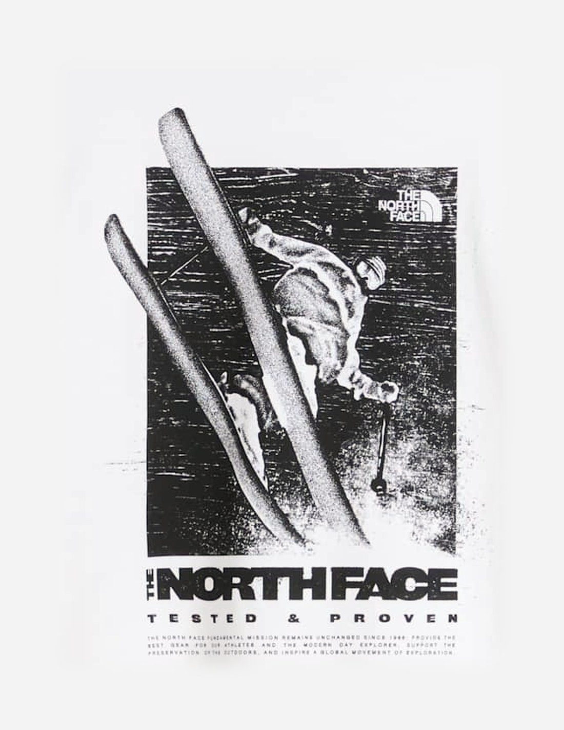 T-shirt décontracté unisexe testé et éprouvé The North Face