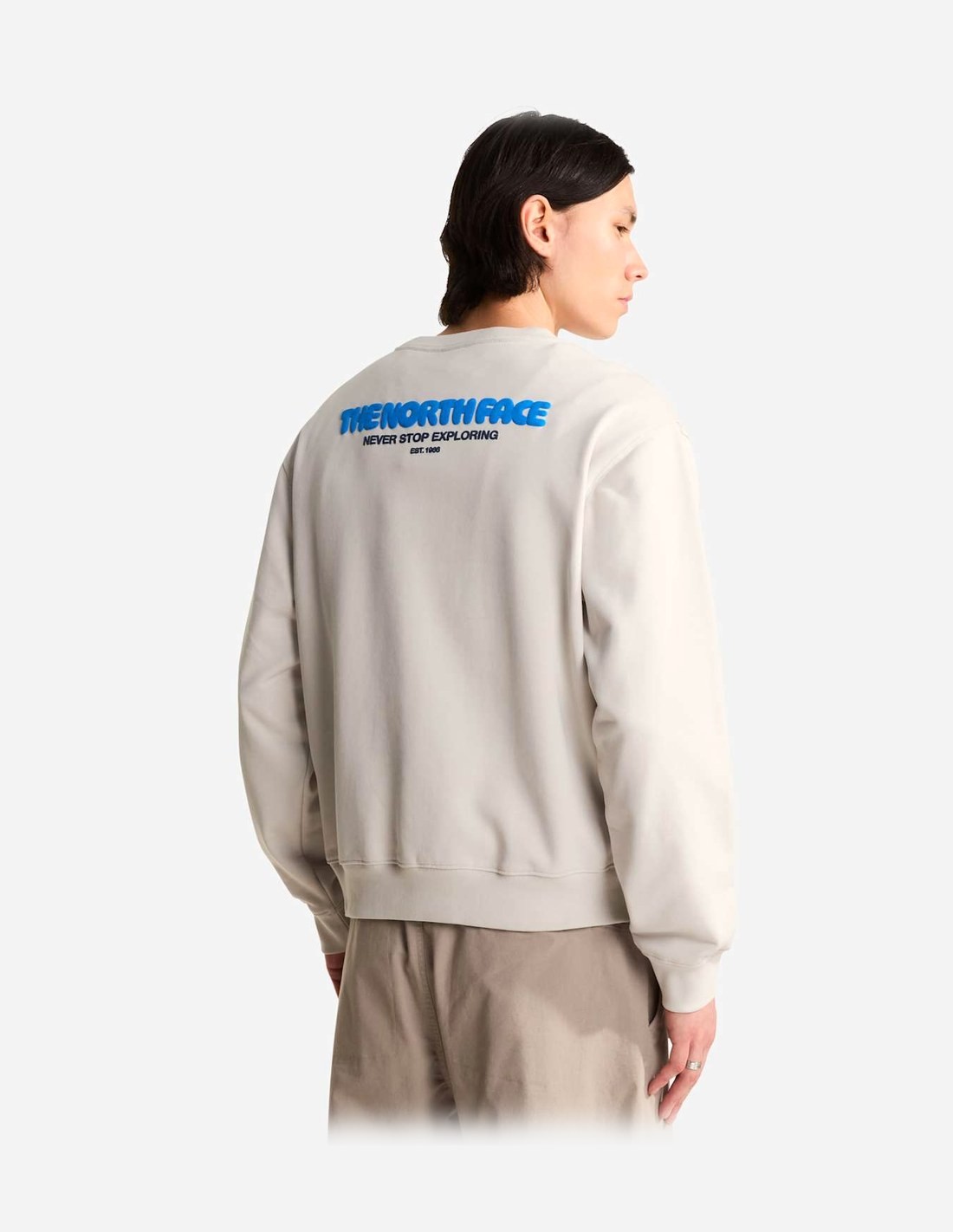 Sweat graphique décontracté Explore Fonts pour homme The North Face