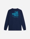 T-shirt standard manches longues Mountain Sketch Graphic pour homme The North Face