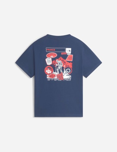 T-shirt décontracté Country Stickers France unisexe The North Face