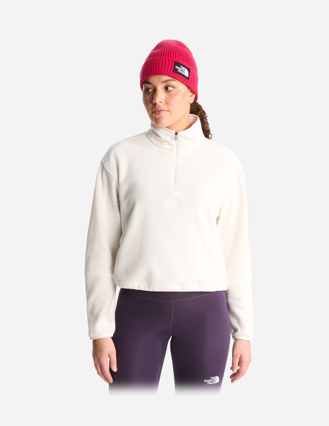 Polaire col zippé Glacier Novelty Logo pour femme The North Face
