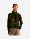 Polaire Glacier Novelty à fermeture zippée 1/4 avec logo imprimé pour femme The North Face