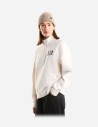 Sweat graphique décontracté col zippé à broderie ski pour femme The North Face