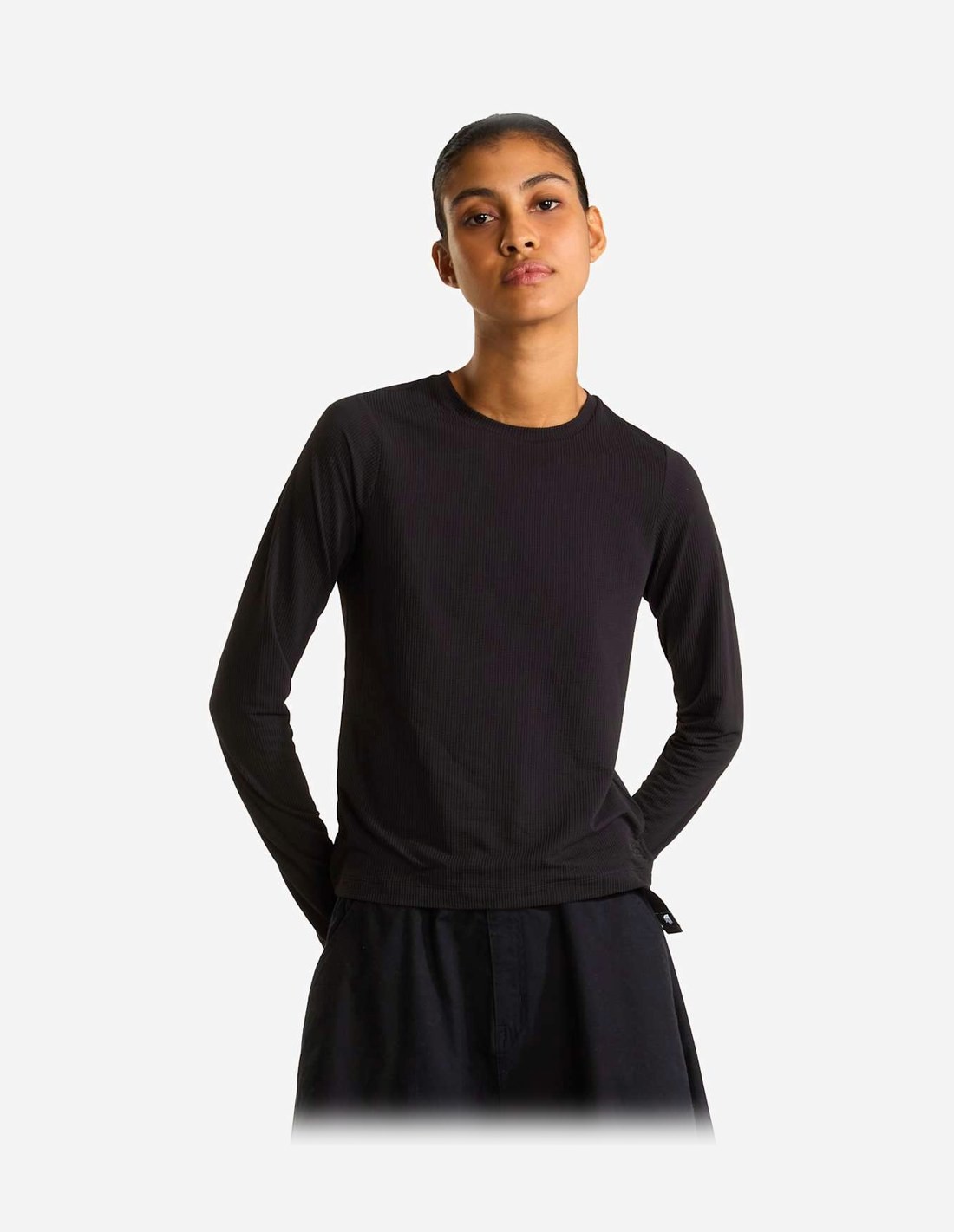 T-shirt manches longues côtelé Golden Ridge pour femme The North Face
