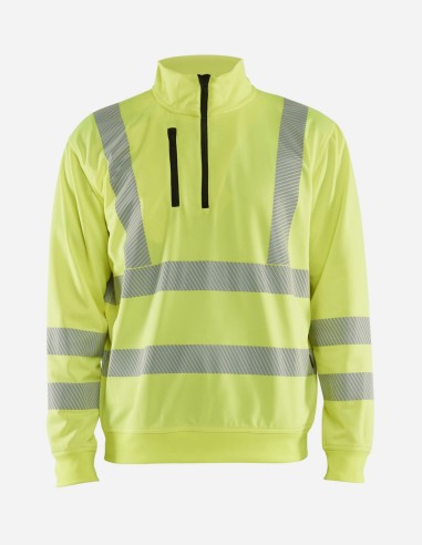 Sweat Col Zippé Haute-Visibilité Blåkläder
