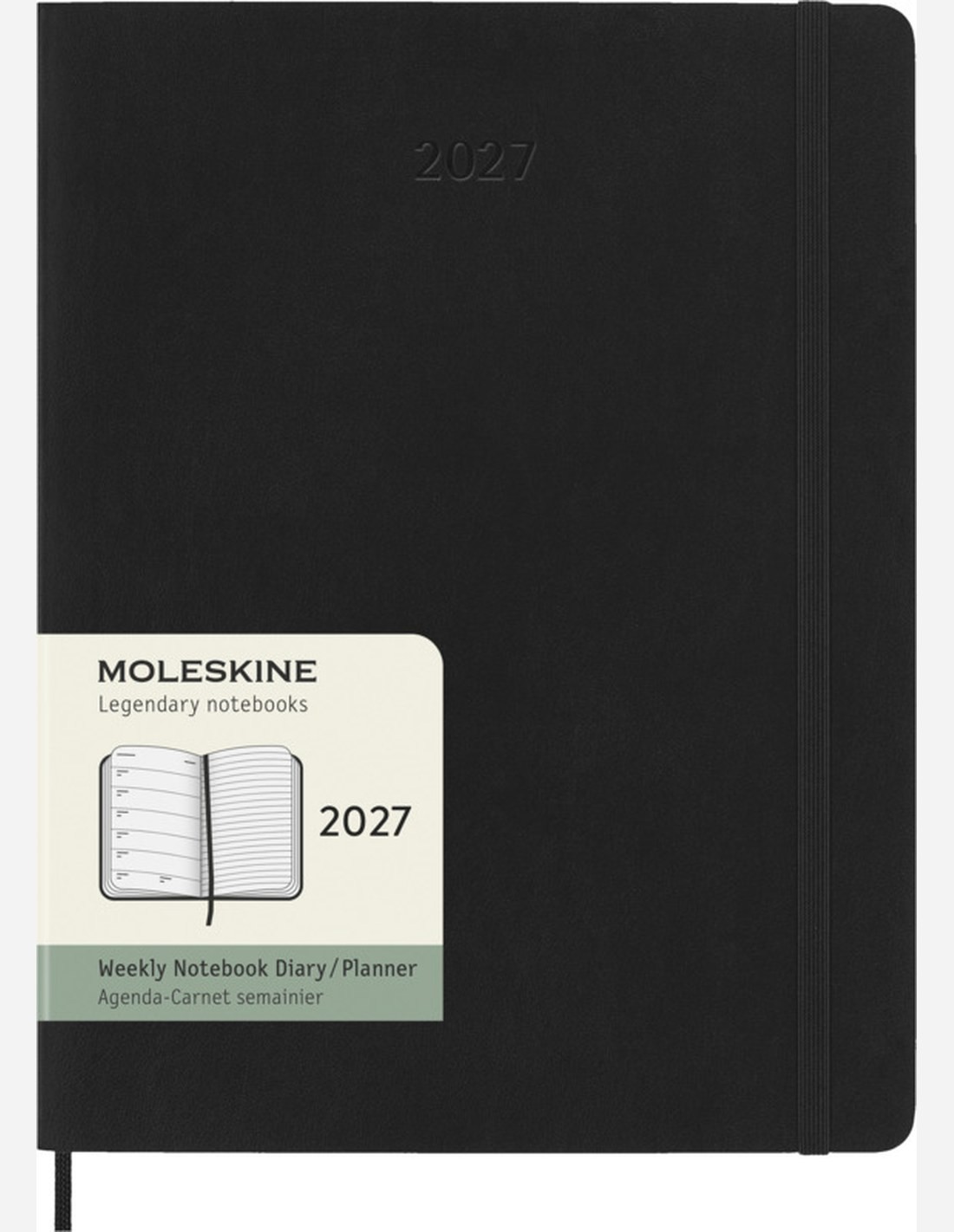 Agenda XL 12 mois Moleskine à couverture souple