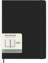 Agenda XL hebdomadaire 12 mois Moleskine à couverture rigide