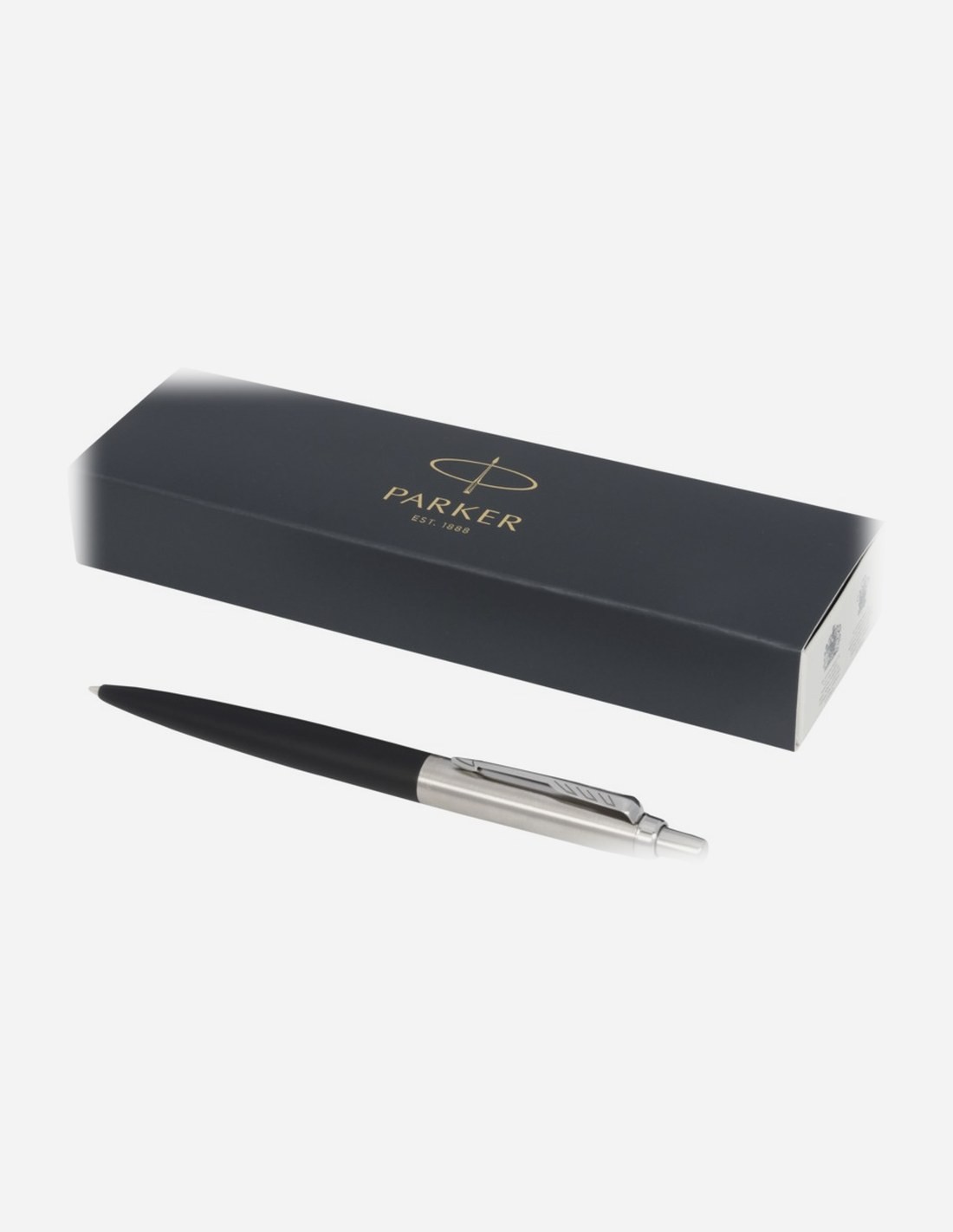 Stylo bille mat Jotter XL Parker avec finitions chrome (encre bleue)