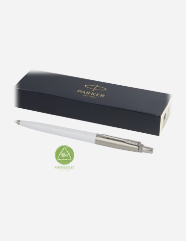 Stylo bille Parker Jotter recyclé (encre bleue)